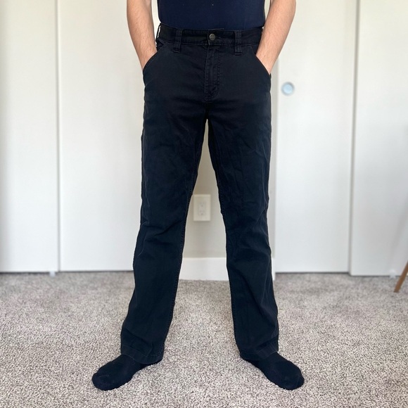 Carhartt Rugged Flex Relaxed Fit Canvas Work Pants - Black - Men’s Size 30x32 - Picture 3 of 16